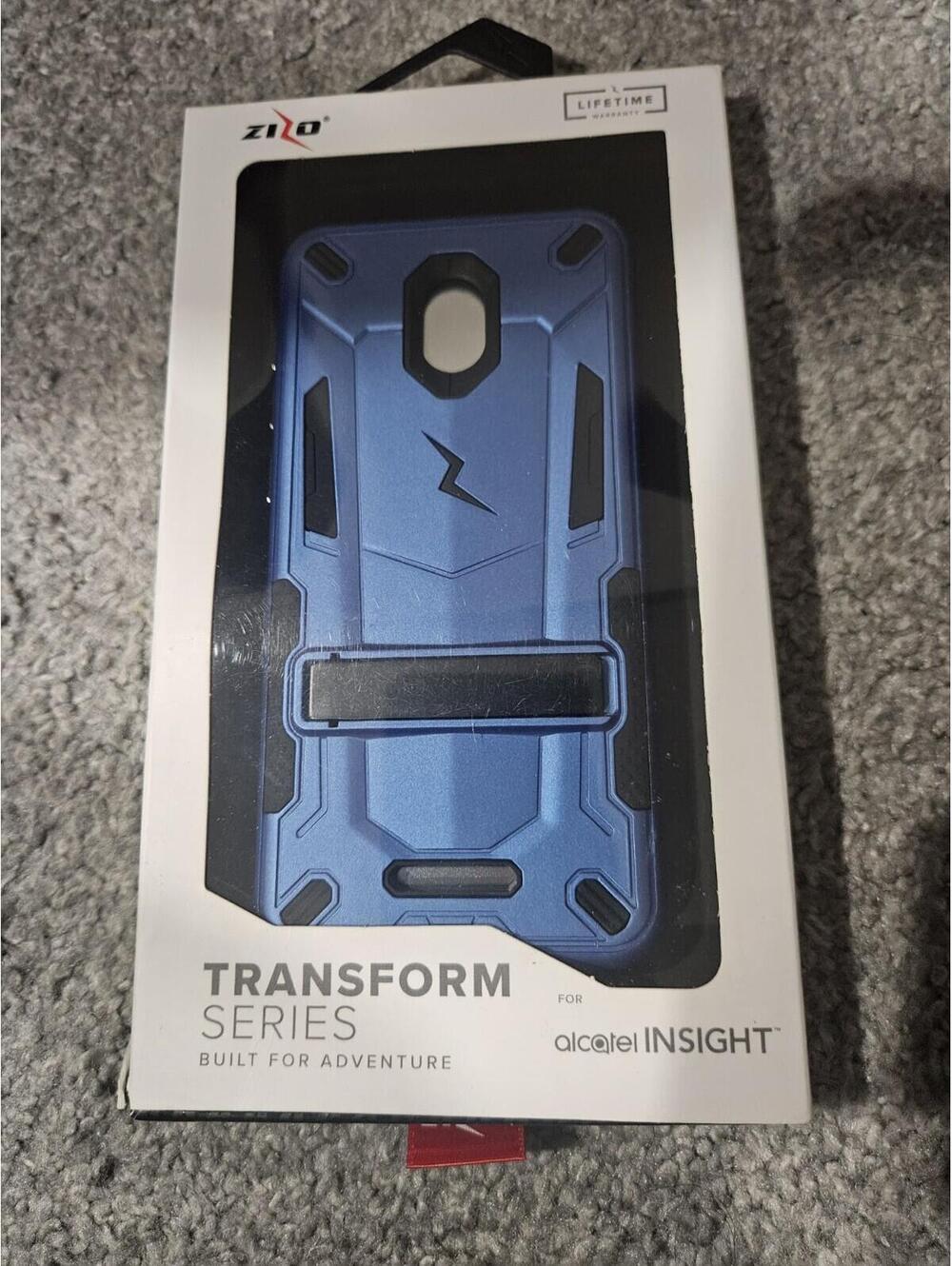 Phone Case For Alcatel Insight Zizo Transform Series Blue Bolt